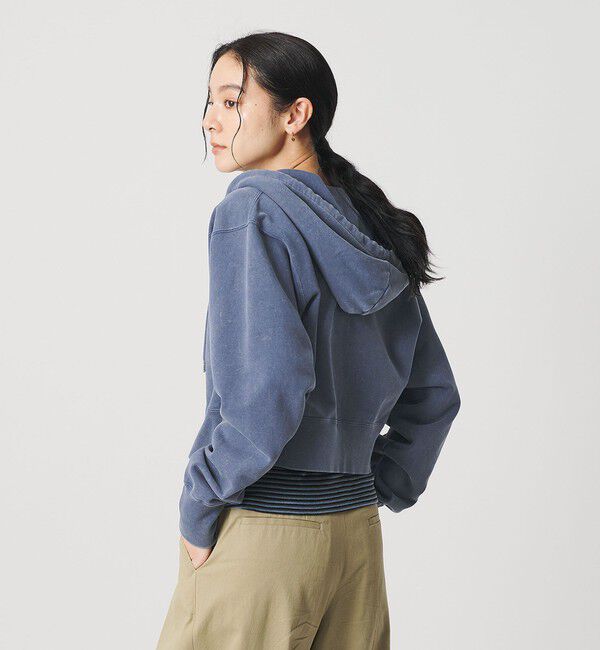 BEAUTY&YOUTH UNITED ARROWS「コットン ショートフロントジップパーカー」|カーディガン|