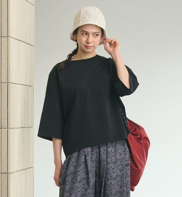 BEAUTY&YOUTH UNITED ARROWS「ドルマンスリーブ ポケット Tシャツ 接触冷感」|Tシャツ・カットソー|