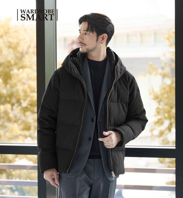 BEAUTY&YOUTH UNITED ARROWS「【WEB限定 WARDROBE SMART】LANATEC フード ダウンジャケット」|ダウン|