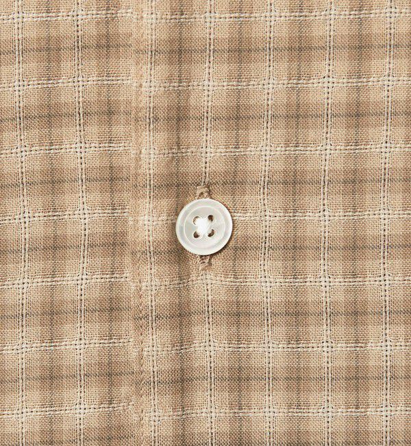 STEVEN ALAN「＜Steven Alan＞ オーガニックコットン ドビー チェック レギュラーカラー シャツ LOOSE」|シャツ・ブラウス|