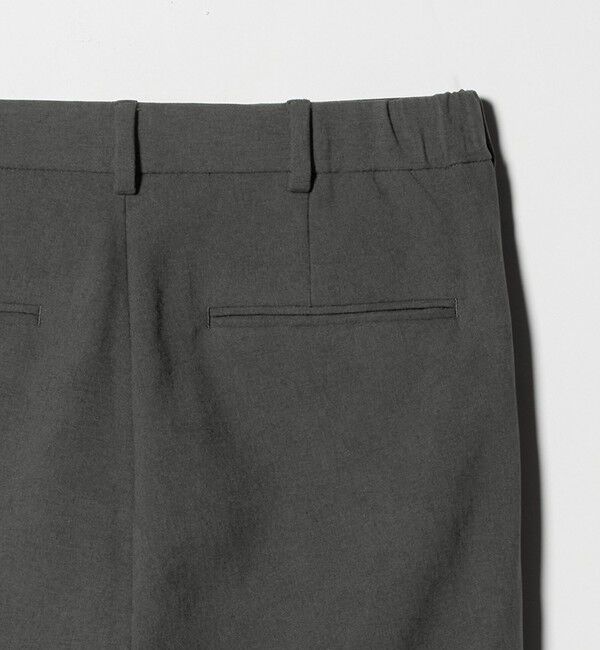 BEAUTY&YOUTH UNITED ARROWS「メランジ ダブルクロス 1プリーツ アジャスト パンツ NO.7」|チノ|