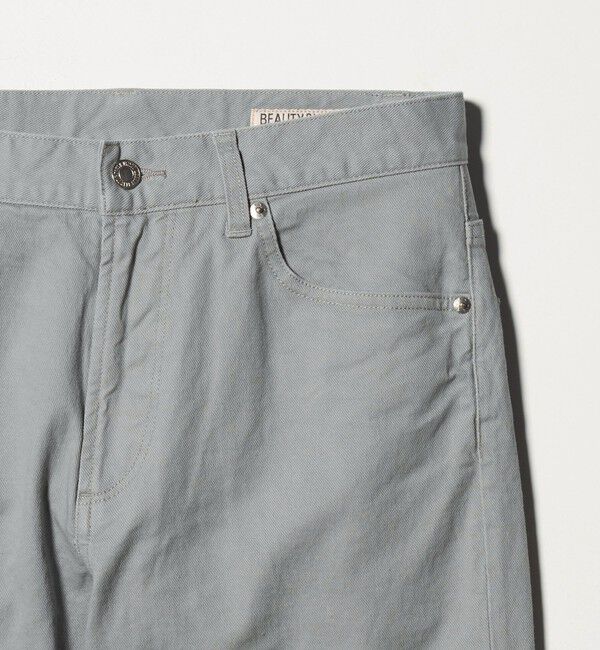 BEAUTY&YOUTH UNITED ARROWS「ストレッチ カツラギ 5ポケット スリムパンツ NO.1」|チノ|