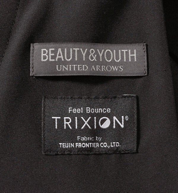 BEAUTY&YOUTH UNITED ARROWS「トリクシオン/TRIXION シャンブレー 1P テーパード スラックス NO.5 セットアップ対応 ウォッシャブル」|チノ|