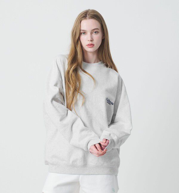 California General Store「＜CGS.＞オーガニックコットン クルーネック スウェット シャツ」|スウェット・ジャージ|LT.GRAY