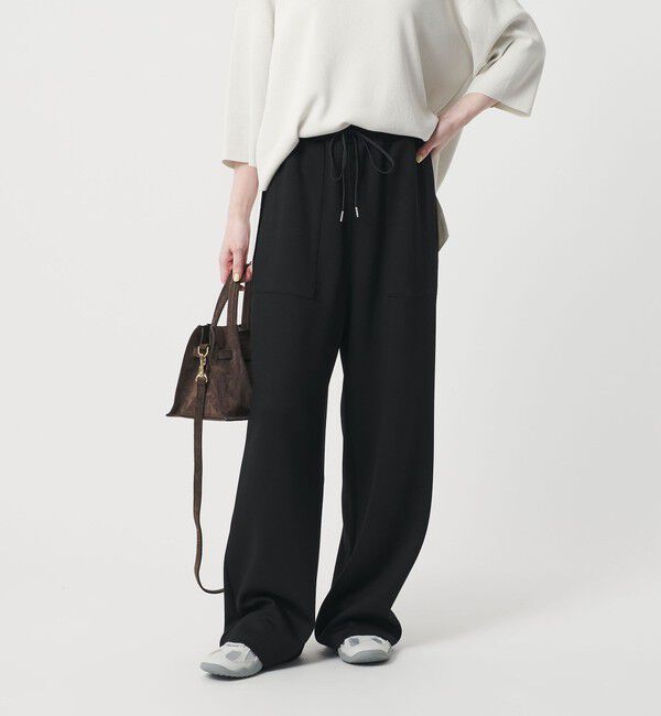 BEAUTY&YOUTH UNITED ARROWS「【WEB限定】エアリーポンチ イージーパンツ」|その他|BLACK