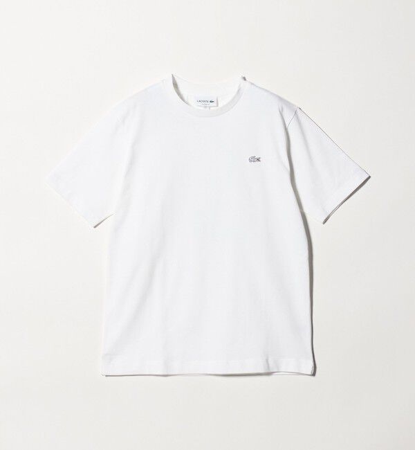 BEAUTY&YOUTH UNITED ARROWS「＜LACOSTE＞アウトライン クロック クルーネック Tシャツ」|Tシャツ・カットソー|