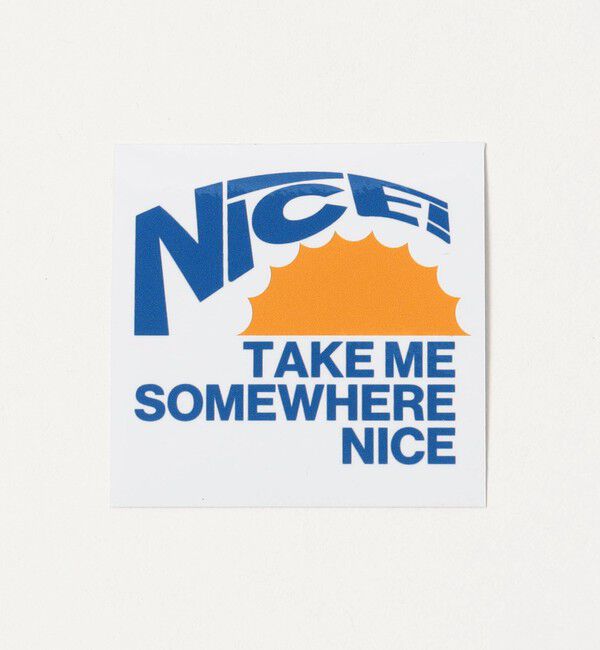 NICE WEATHER「＜NICE WEATHER＞ロゴステッカー 3P セット」|ステーショナリー|