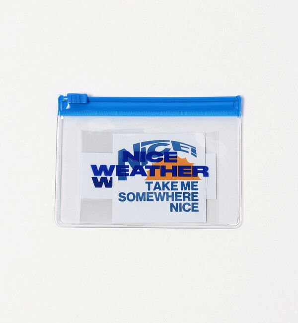 NICE WEATHER「＜NICE WEATHER＞ロゴステッカー 3P セット」|ステーショナリー|