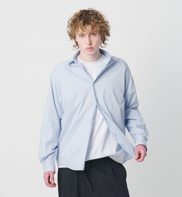 BEAUTY&YOUTH UNITED ARROWS「ライト コットンナイロン ワッシャー レギュラーシャツ GRANDE TAPERD型」|シャツ・ブラウス|