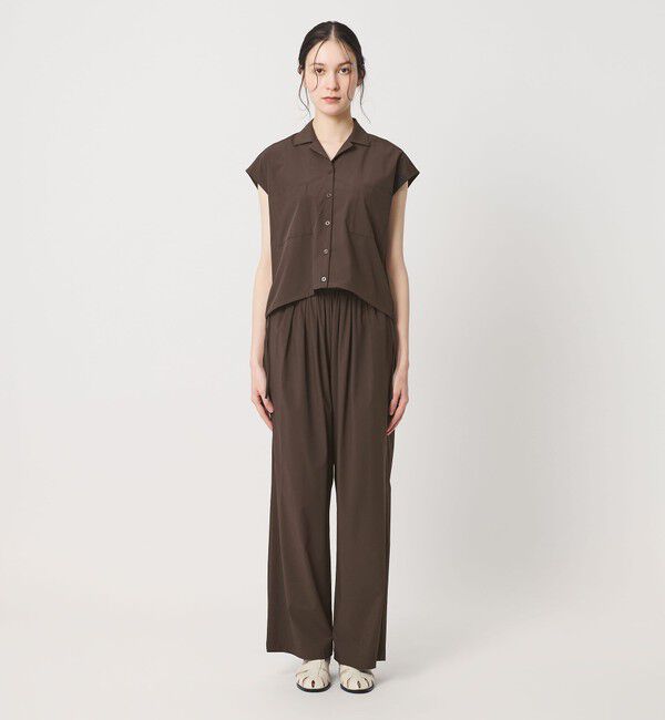 BEAUTY&YOUTH UNITED ARROWS「【WEB限定 Wardrobe DAILY MINIMAL】オープンカラーシャツ＆イージーパンツ 接触冷感 UVカット はっ水」|オールインワン|