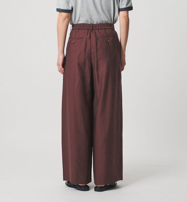 BEAUTY&YOUTH UNITED ARROWS「セルロースナイロン ツイル タック ワイドパンツ ウォッシャブル」|その他|