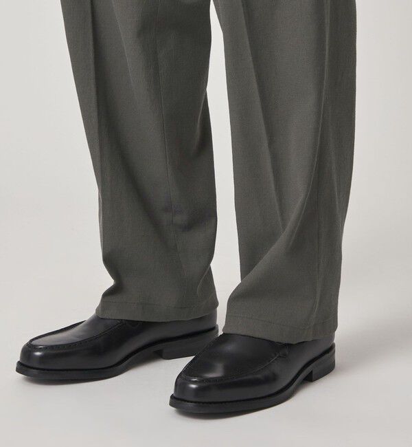 STEVEN ALAN「＜Steven Alan＞ TCL オックスフォード アウト ワンプリーツ スラックス」|スラックス|