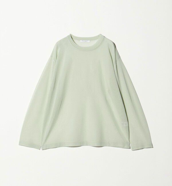 BEAUTY&YOUTH UNITED ARROWS「レーヨンナイロン ライン シアーニット プルオーバー ウォッシャブル」|ニット・セーター|