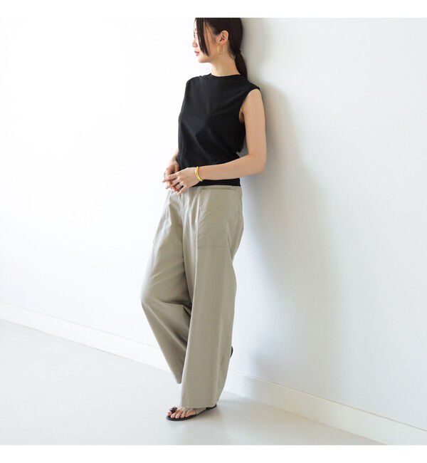 Demi-Luxe BEAMS 「ATON / ORGANIC FRESCA タンクトップ」|Tシャツ・カットソー|