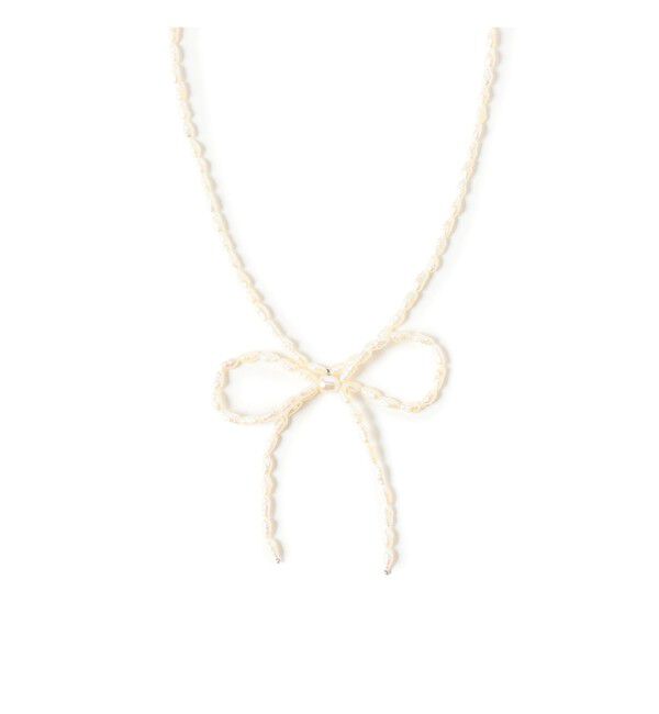Demi-Luxe BEAMS 「les bon bon / bow パール ネックレス」|その他|