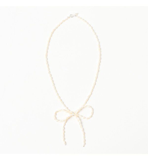 Demi-Luxe BEAMS 「les bon bon / bow パール ネックレス」|その他|