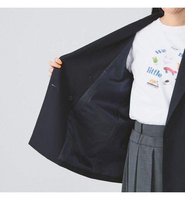 Ray BEAMS 「4ボタン ダブル ブレザー」|テーラードジャケット|