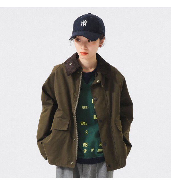 BEAMSBOY「【別注】Barbour / Thornbury Jacket」|ブルゾン・スタジャン|OLIVE