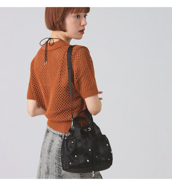 Ray BEAMS 「CONTROL FREAK / スタッズ ミニ バッグ」|ショルダー・メッセンジャー|