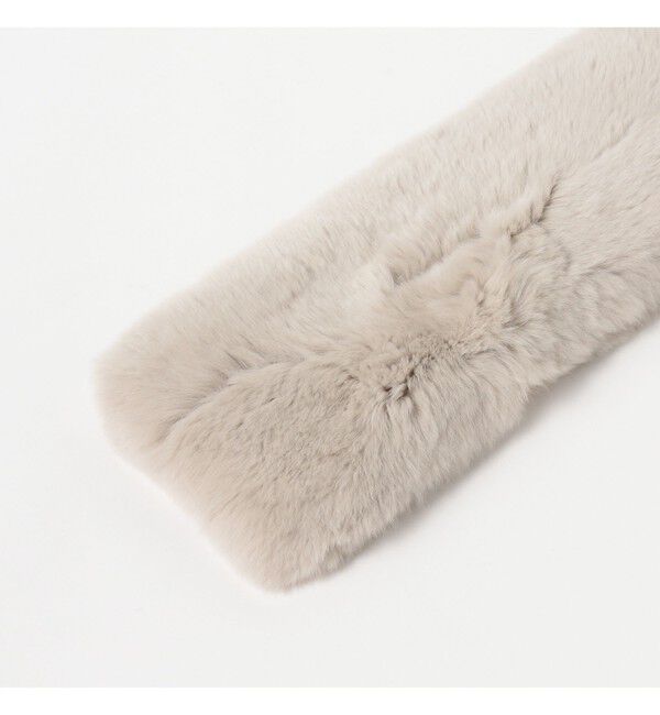 Demi-Luxe BEAMS 「リアル ラビット マフラー」|ストール|