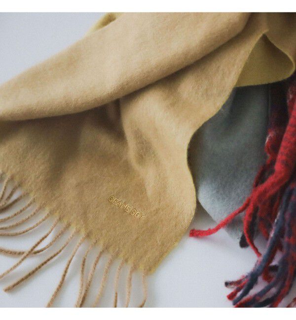 BEAMSBOY「2トーン カシミヤ マフラー」|マフラー|BEIGE
