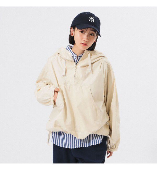 BEAMSBOY「サイドボタン アノラック」|ブルゾン・スタジャン|IVORY