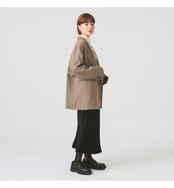 Ray BEAMS 「プリーツ ベロア タイト スカート」|スカート|