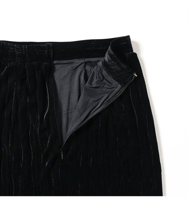 Ray BEAMS 「プリーツ ベロア タイト スカート」|スカート|