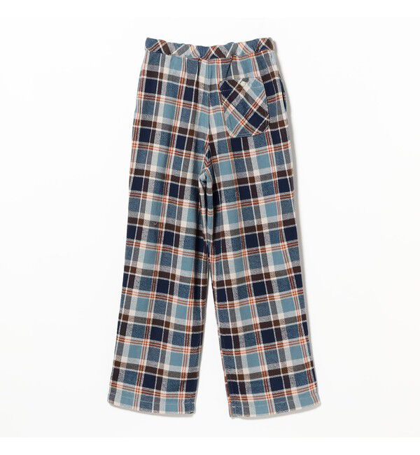 BEAMSBOY「ワーク チェック イージーパンツ」|チノ|