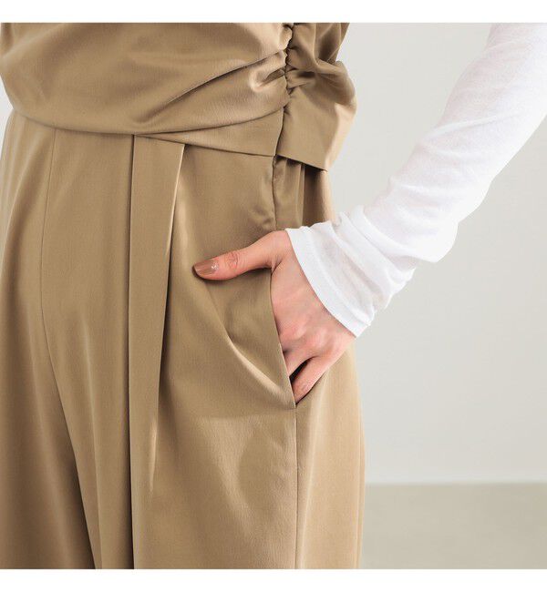 Demi-Luxe BEAMS 「キュプラ ドレープ オールインワン」|オールインワン|