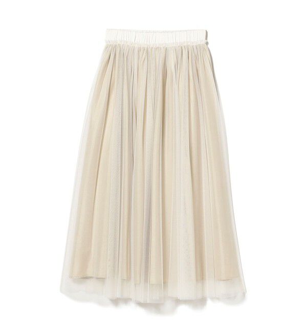 Ray BEAMS 「チュール ギャザー スカート」|スカート|
