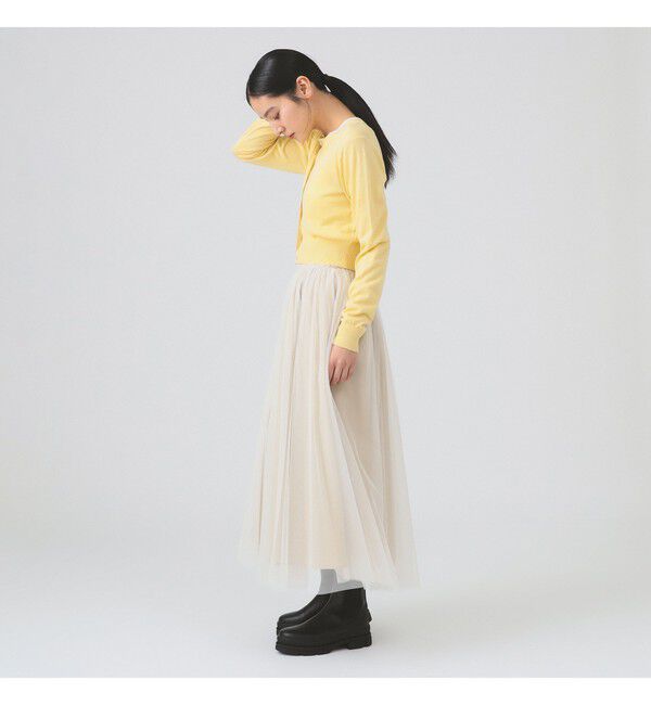 Ray BEAMS 「チュール ギャザー スカート」|スカート|