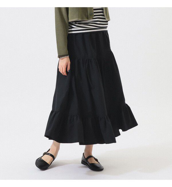 BEAMSBOY「【別注】Gramicci / パネル スカート」|スカート|BLACK