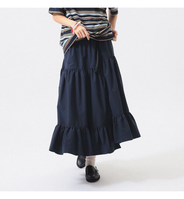 BEAMSBOY「【別注】Gramicci / パネル スカート」|スカート|NAVY