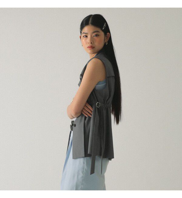 Ray BEAMS 「レイヤード ドロスト ジレ」|ベスト・ジレ|