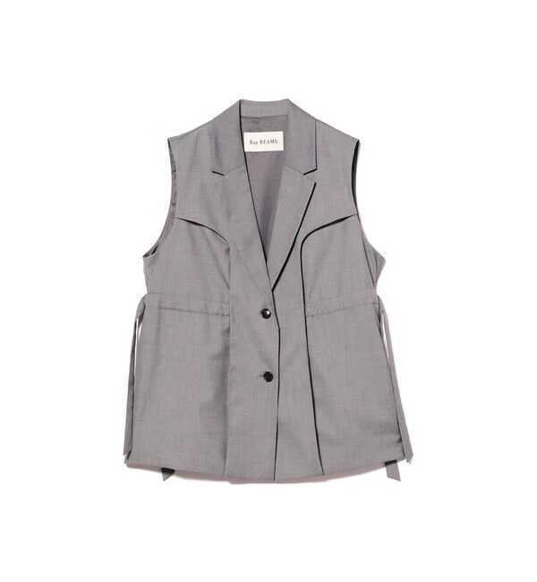 Ray BEAMS 「レイヤード ドロスト ジレ」|ベスト・ジレ|