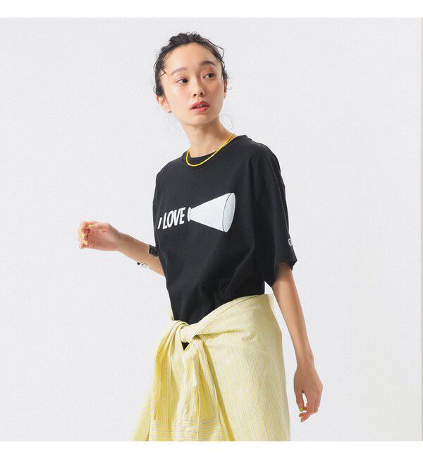 BEAMSBOY「【別注】Champion / プリント Tシャツ」|Tシャツ・カットソー|