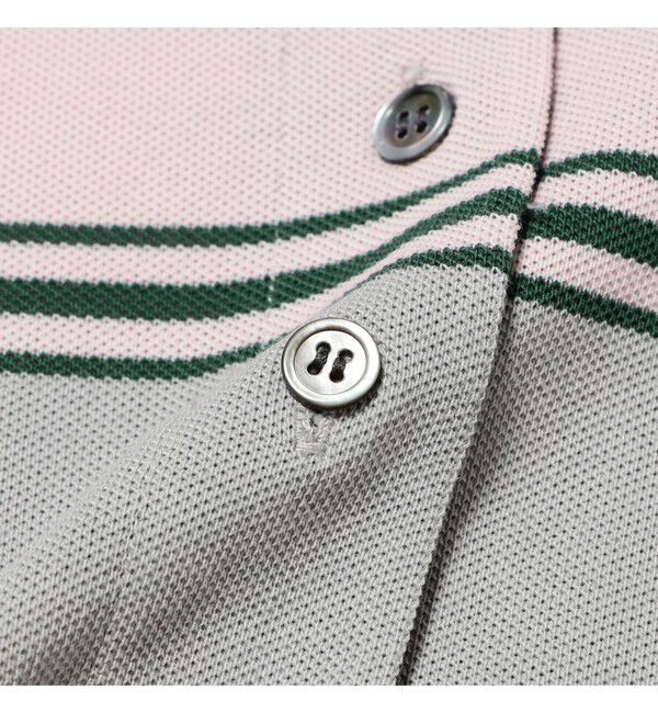 Ray BEAMS 「マルチ ボーダー ビッグ ポロ」|ポロシャツ|