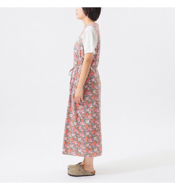 BEAMSBOY「リバティ ベルト ノースリーブ ワンピース」|ワンピース|