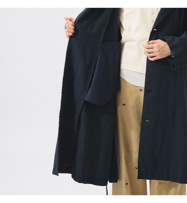 BEAMSBOY「コットン リネン ビッグ コート」|ダッフルコート|