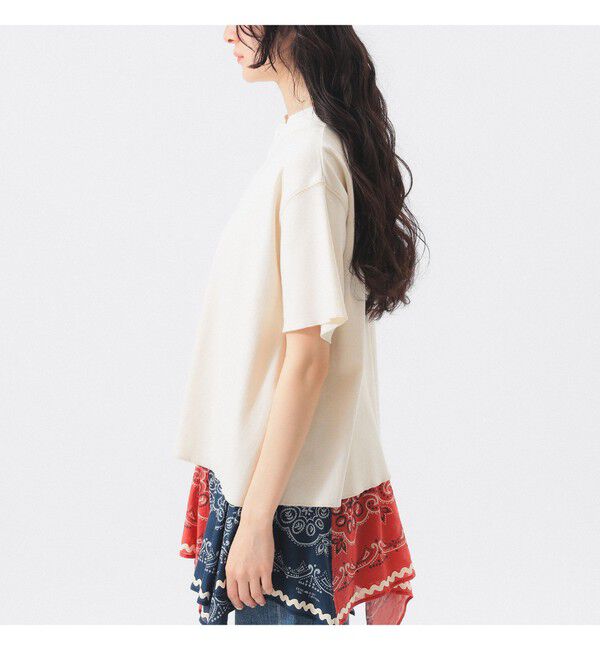 BEAMSBOY「カットオフ ヘンリーネック T」|Tシャツ・カットソー|