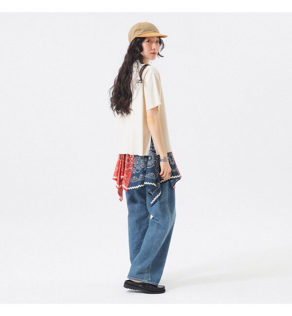 BEAMSBOY「カットオフ ヘンリーネック T」|Tシャツ・カットソー|