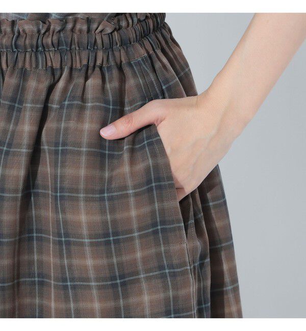 BEAMSBOY「maturely / ボイル チェック ワイド イージー」|チノ|