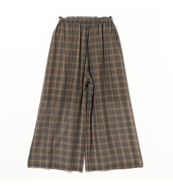 BEAMSBOY「maturely / ボイル チェック ワイド イージー」|チノ|