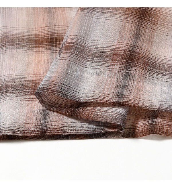 BEAMSBOY「maturely / ボイル チェック ワイド イージー」|チノ|