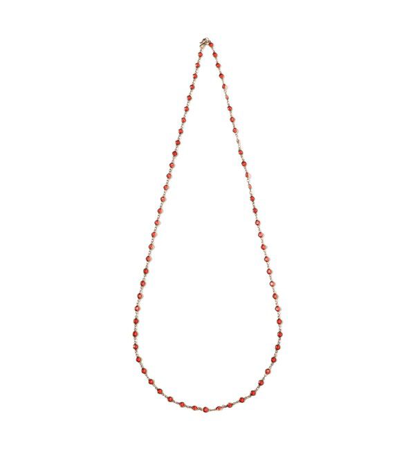 Ray BEAMS 「ロング カラー チェーン ネックレス」|その他|RED