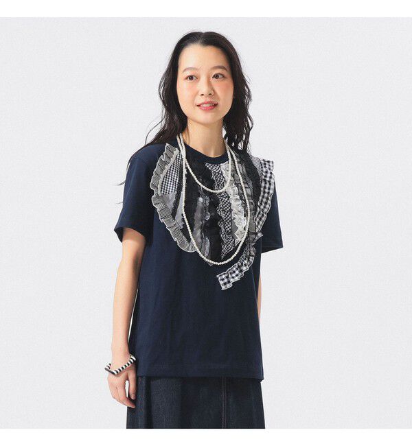 BEAMSBOY「【別注】TORI-TO / 縦フリル Ｔシャツ」|Tシャツ・カットソー|