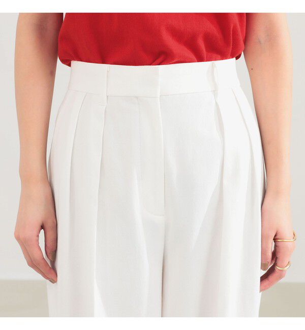 Demi-Luxe BEAMS 「AK+1 / インタック セミワイド パンツ」|チノ|