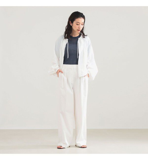 Demi-Luxe BEAMS 「AK+1 / エアリー ナイロン ブルゾン」|ブルゾン・スタジャン|