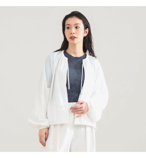 Demi-Luxe BEAMS 「AK+1 / エアリー ナイロン ブルゾン」|ブルゾン・スタジャン|